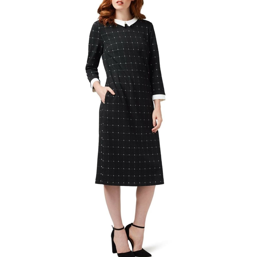 New * James Lakeland Check Dress