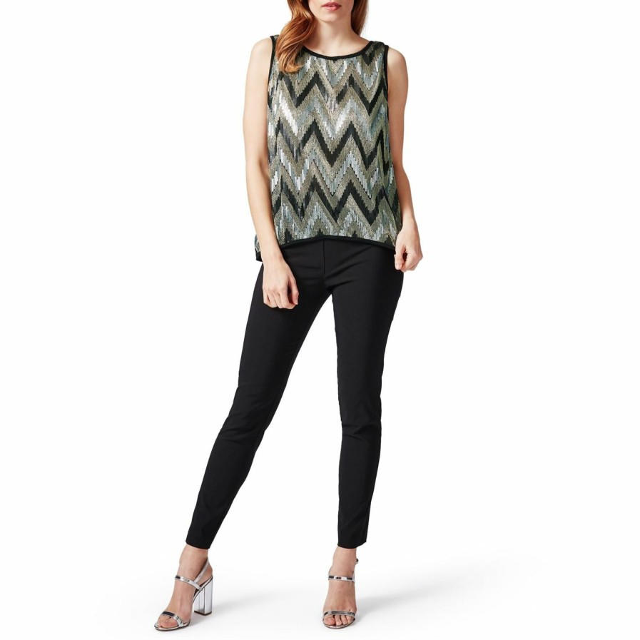 Online * James Lakeland Zag Sequin Top