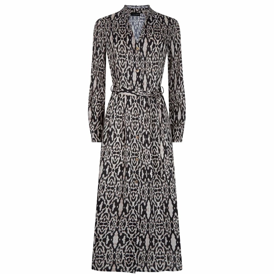 Wholesale * James Lakeland Tribal Long Sleeve Midi Dress