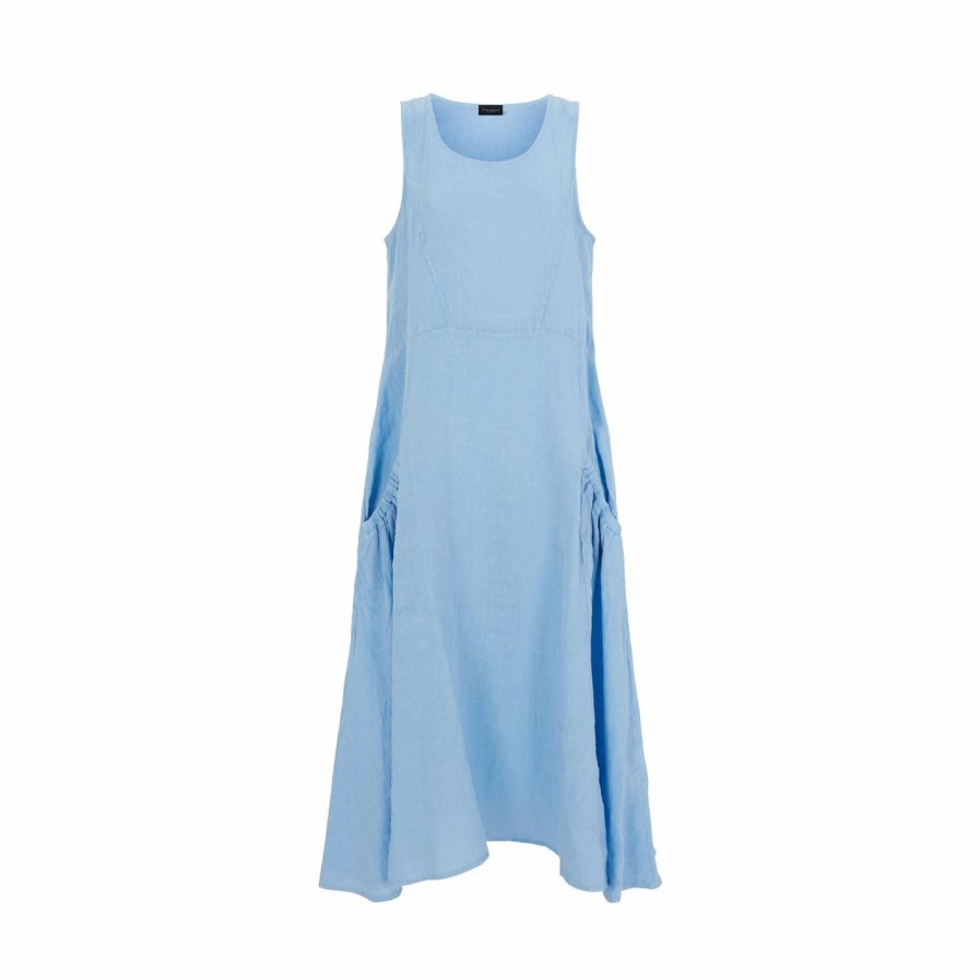 Online * James Lakeland Maxi Linen Dress