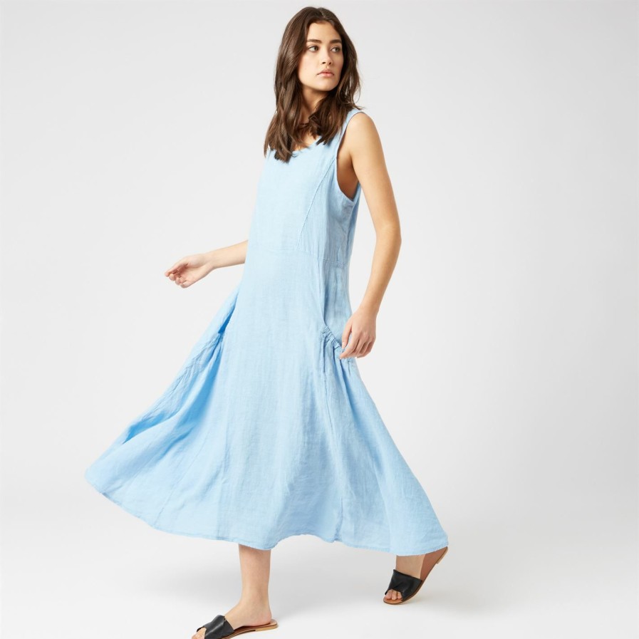 Online * James Lakeland Maxi Linen Dress