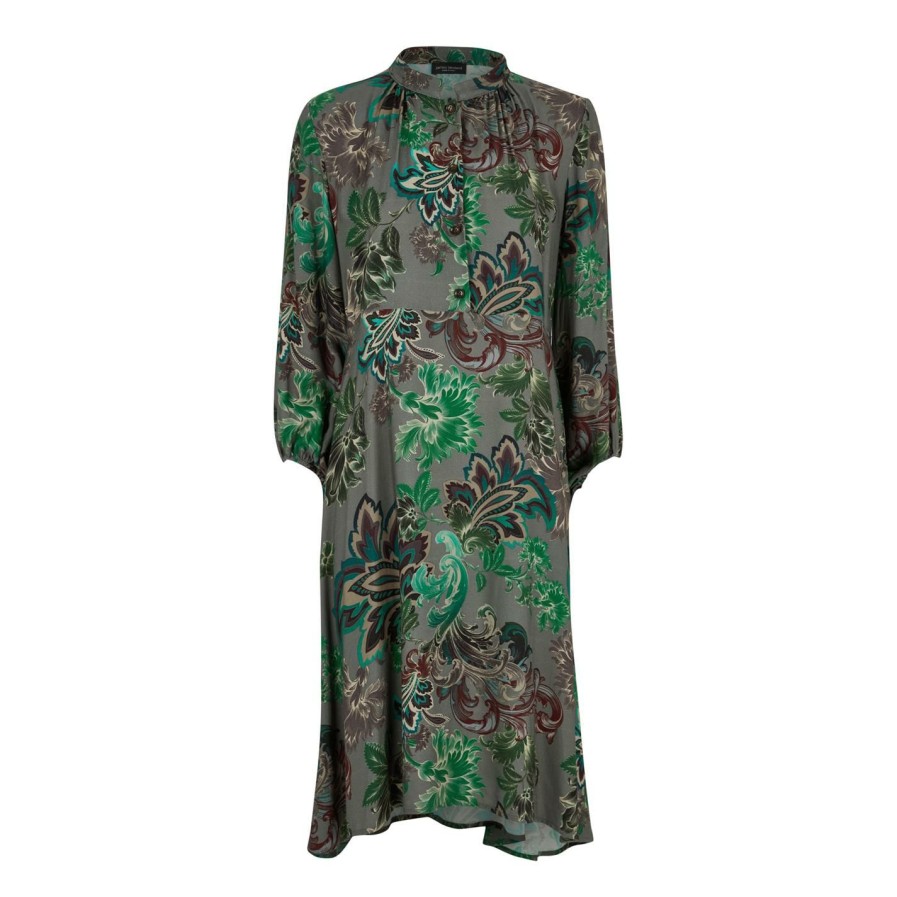 Clearance * James Lakeland Leaf Print Dress