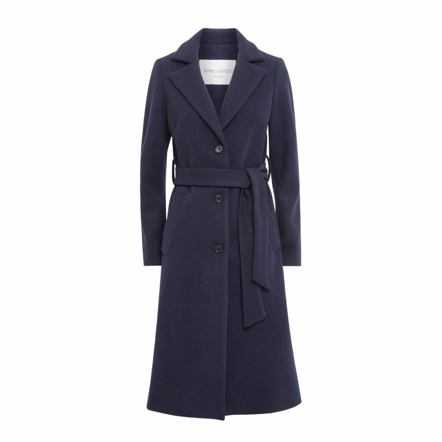 Clearance * James Lakeland 3 Button Coat With Belt