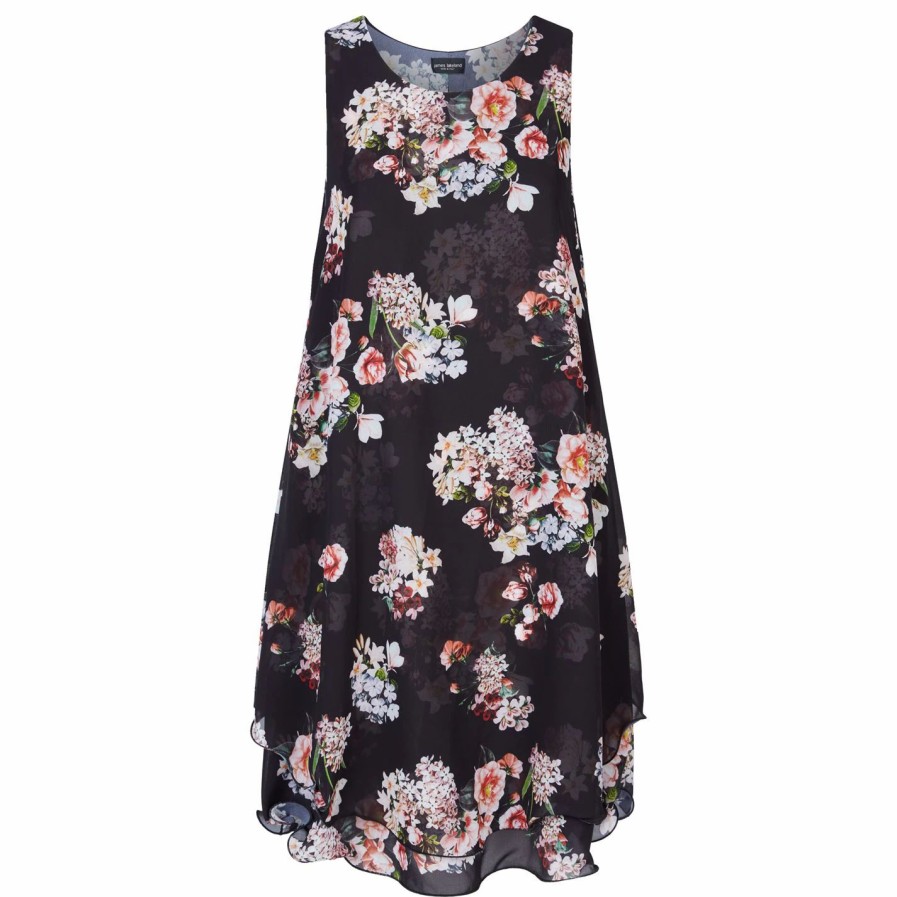 Wholesale * James Lakeland Sleeveless Print Wave Hem Dress