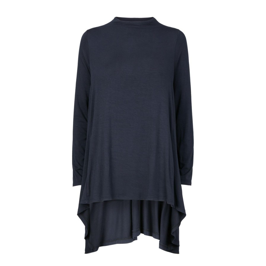 Clearance * James Lakeland Asymmetrical Long Jersey Top