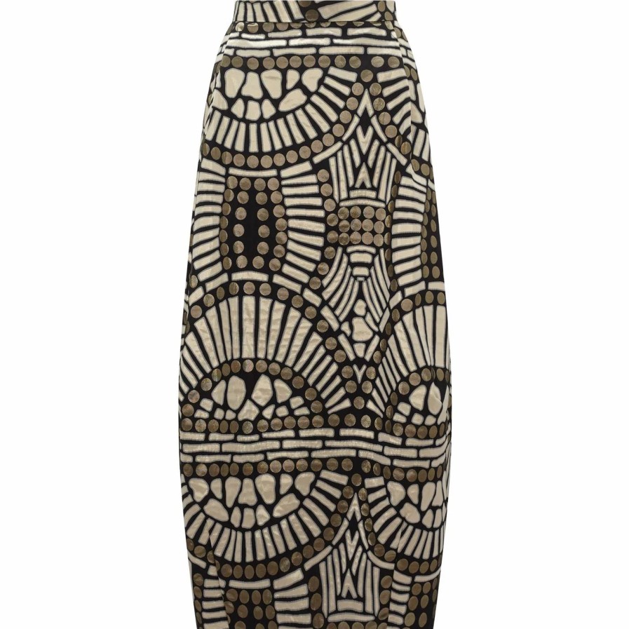 Best * James Lakeland Jacquard Pattern Midi Skirt