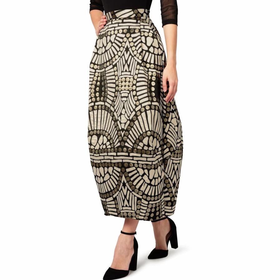 Best * James Lakeland Jacquard Pattern Midi Skirt