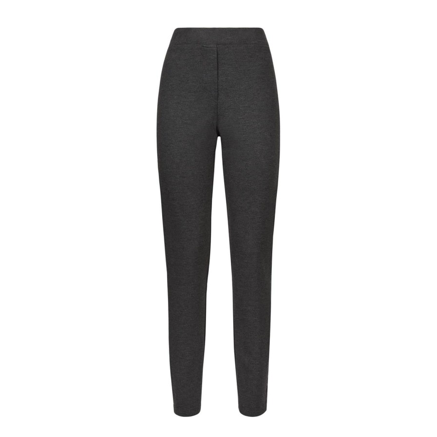 Clearance * James Lakeland Side Faux Leather Stripe Trousers