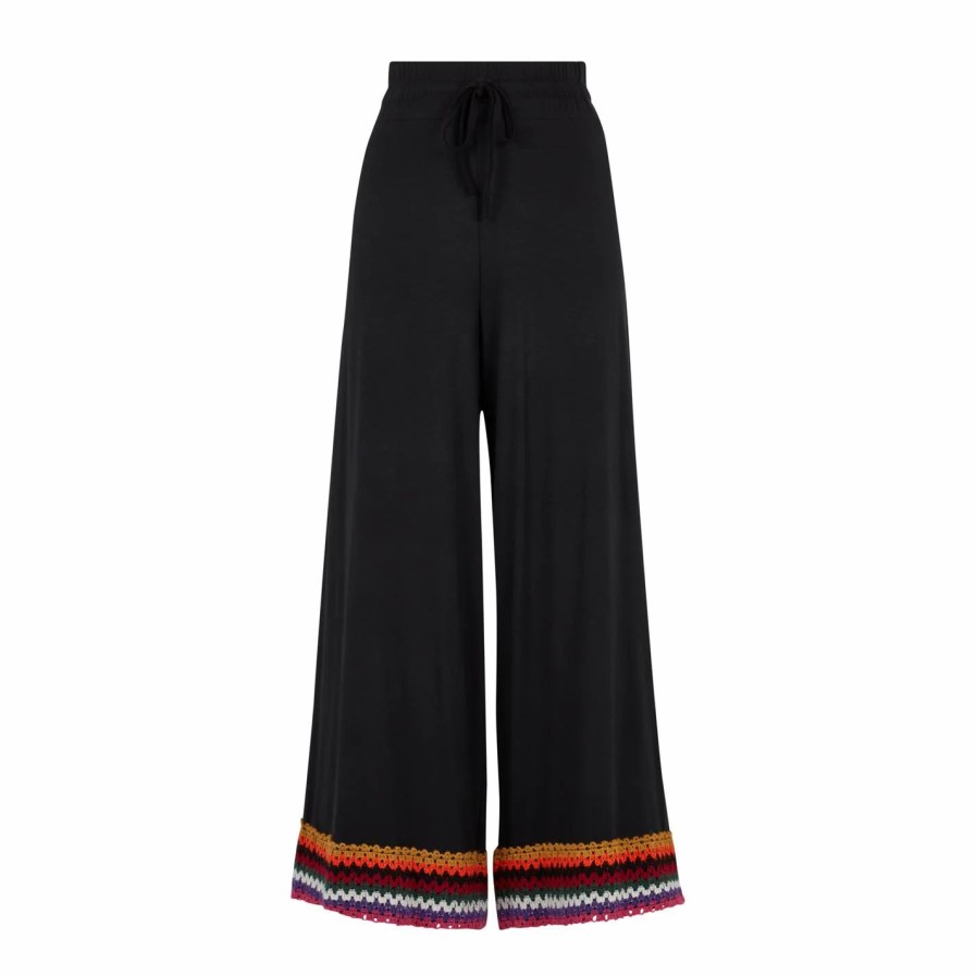 New * James Lakeland Crochet Trim Trousers