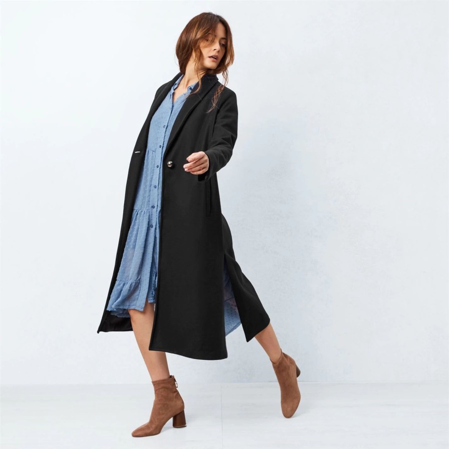 Best * James Lakeland 1 Button Long Coat