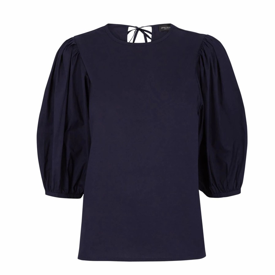 Hot * James Lakeland Puff Sleeve Blouse