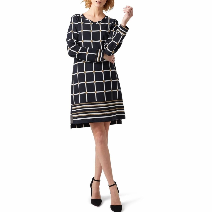 Hot * James Lakeland Print Dress With Split