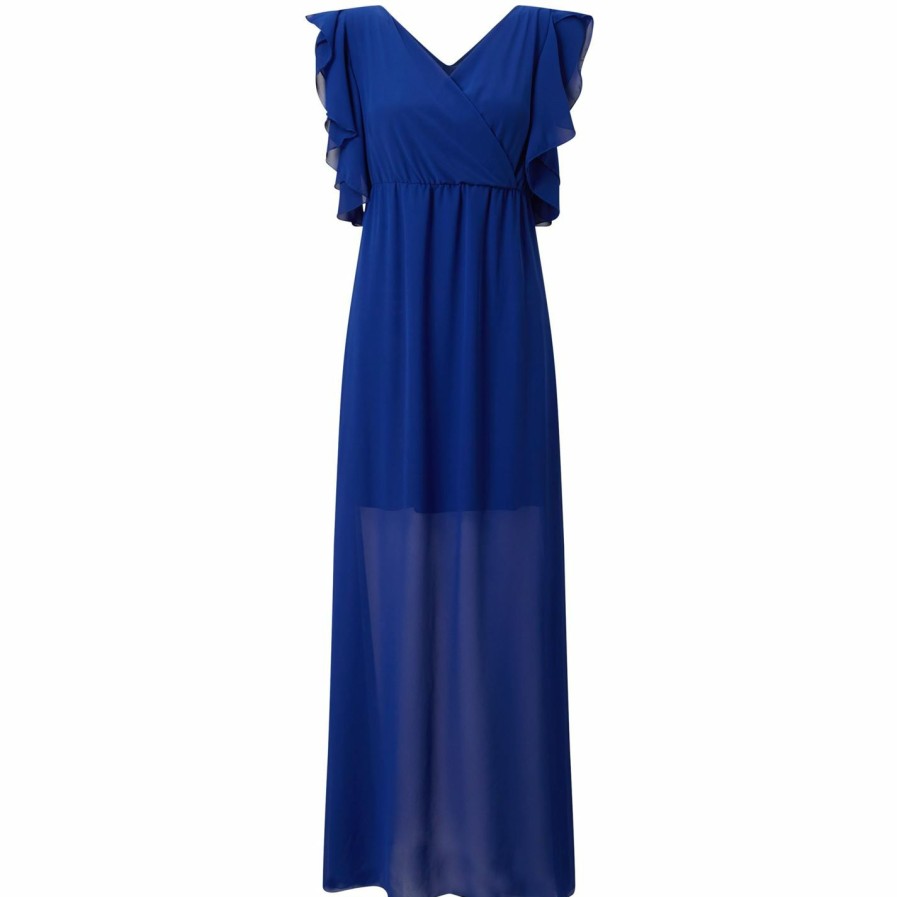 Online * James Lakeland Ruffle Sleeve Maxi Dress