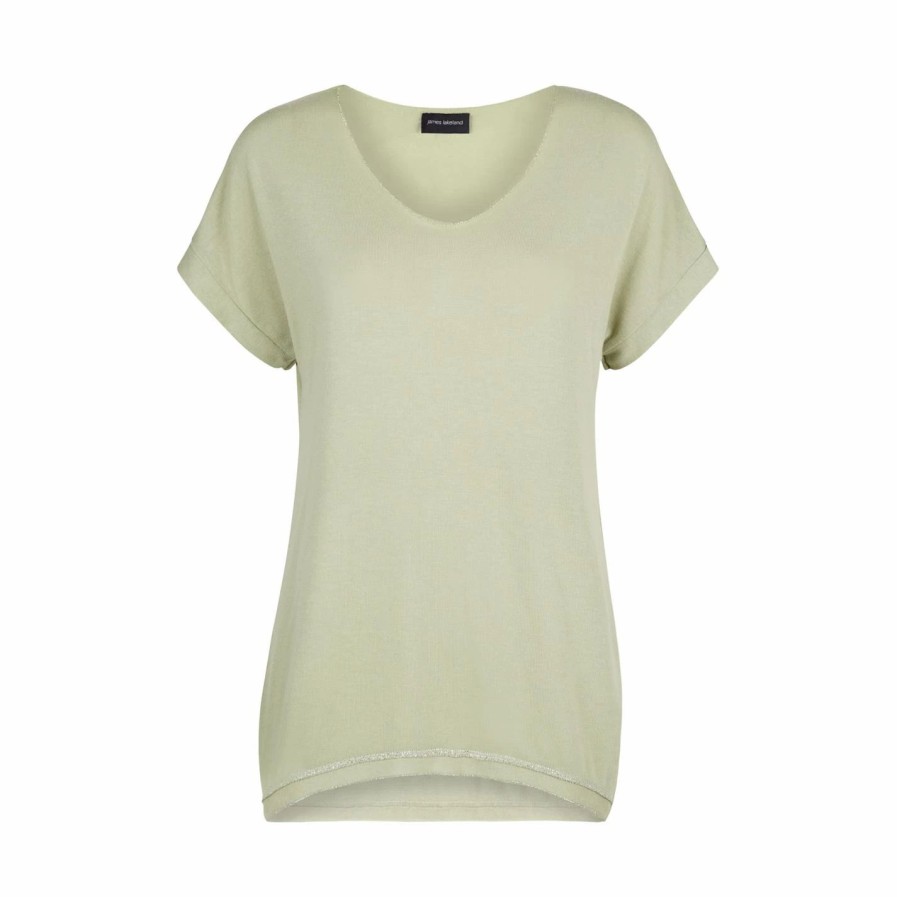 Best * James Lakeland Lurex Trim T-Shirt