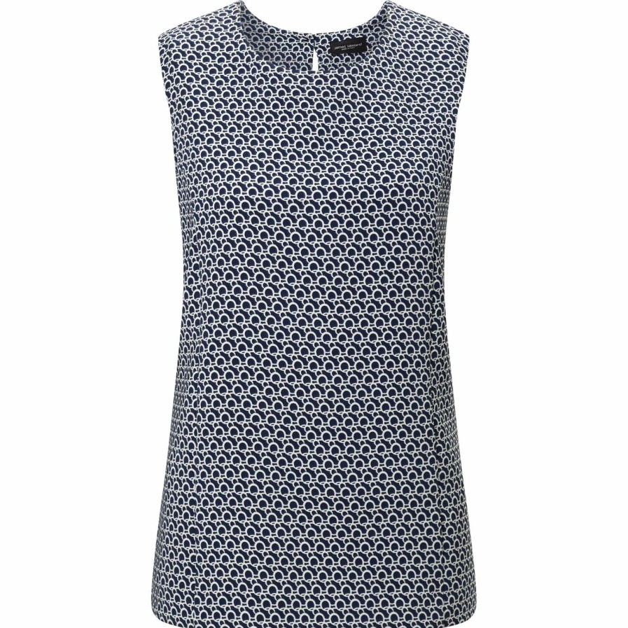 Clearance * James Lakeland Print Top With Splits