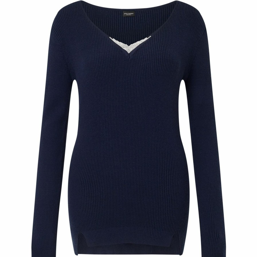 Best * James Lakeland V Neck Diamante Jumper