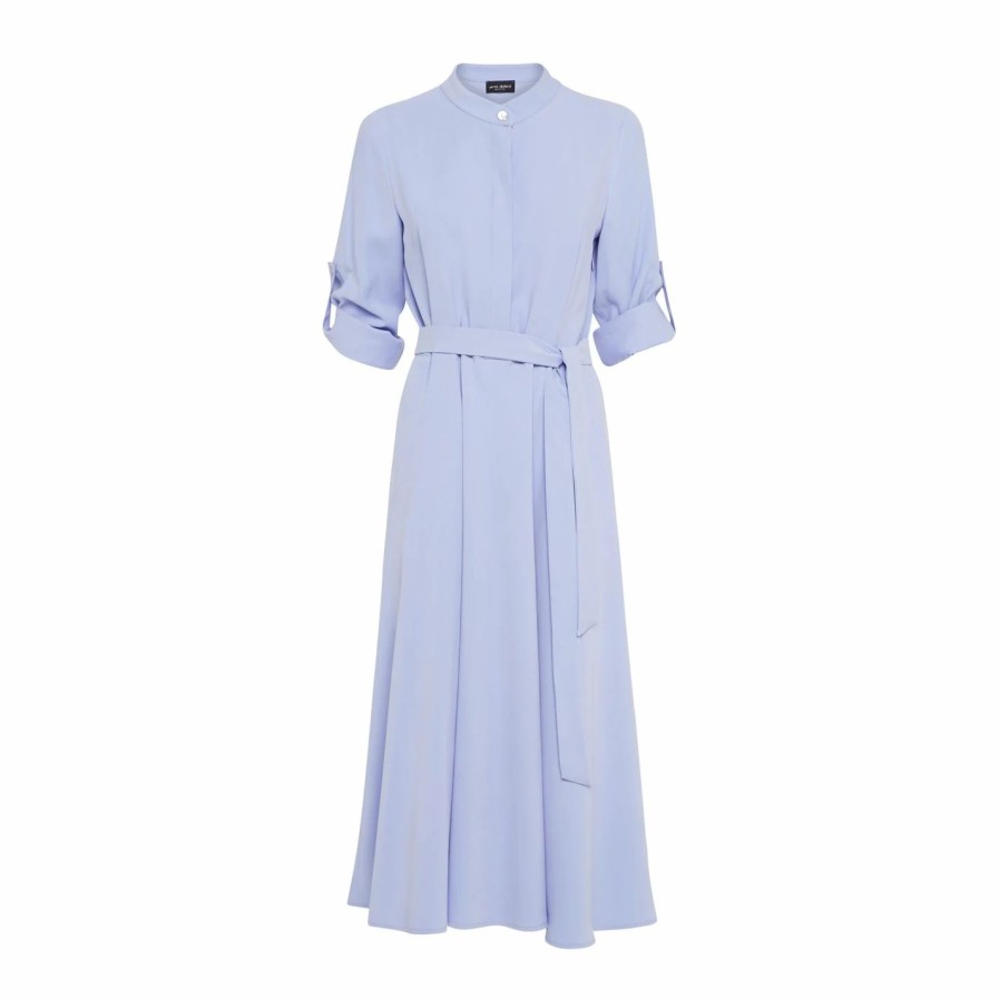 Clearance * James Lakeland Roll Sleeve Midi Dress