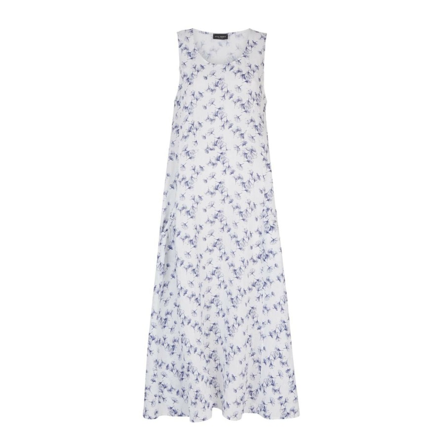 Hot * James Lakeland Maxi Linen Dress