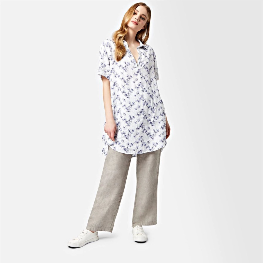 Best * James Lakeland Collar Linen Tunic