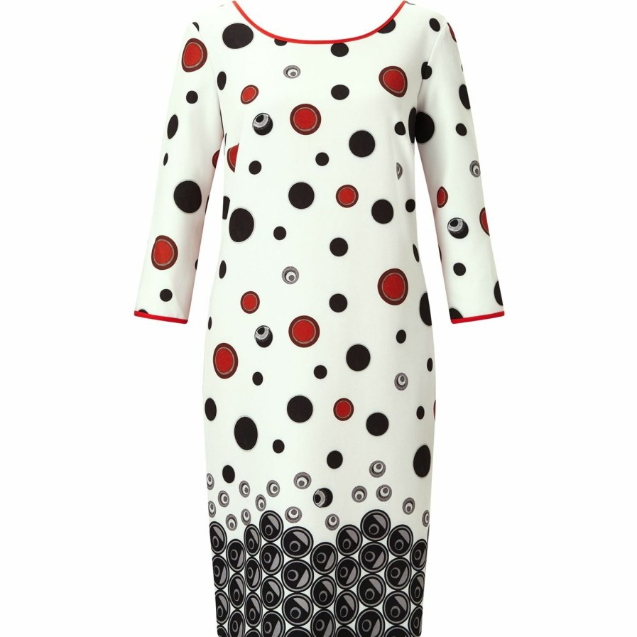 Hot * James Lakeland Circle Print Dress