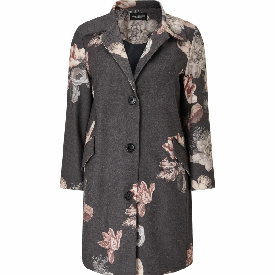 New * James Lakeland Floral Tailored Coat