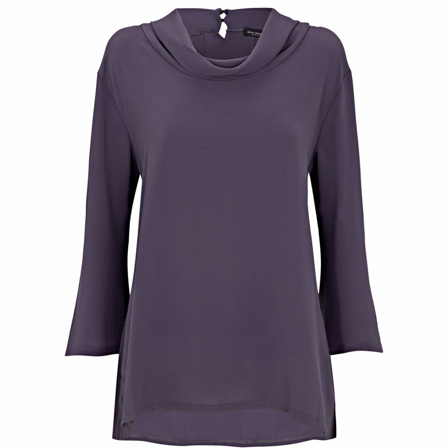 New * James Lakeland Cowl Neck Blouse