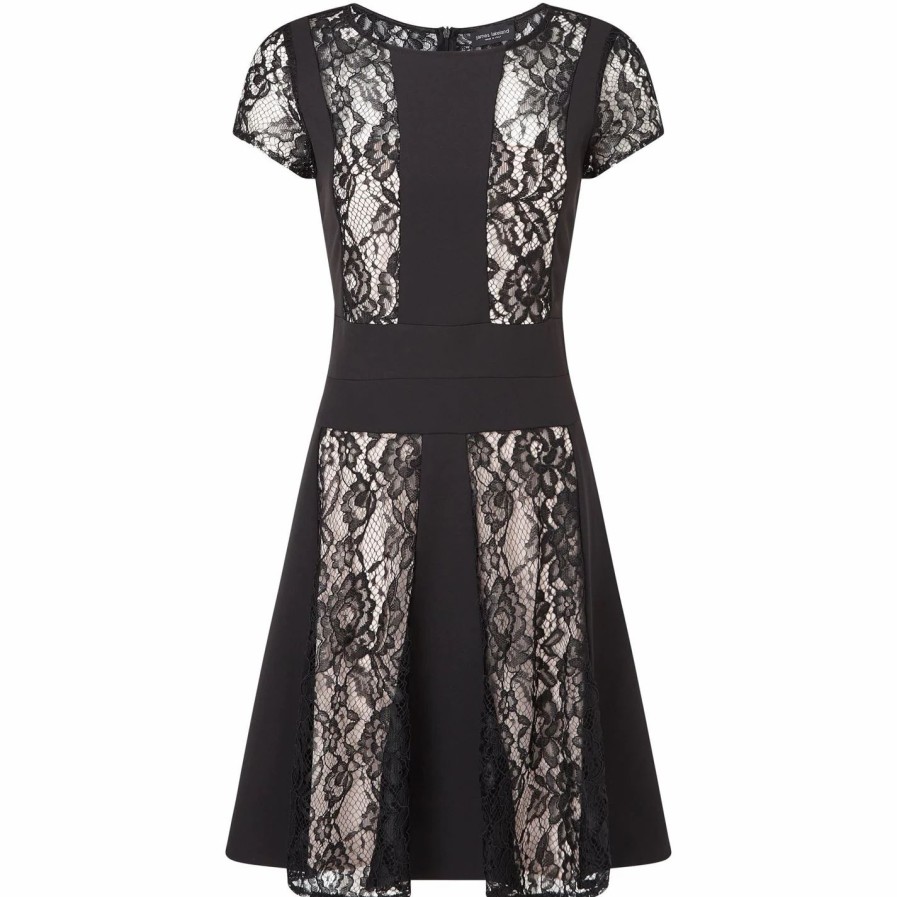 New * James Lakeland Lace Contrast Dress