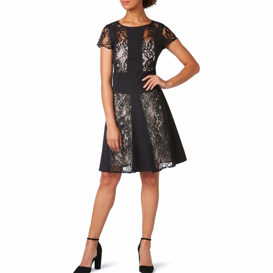 New * James Lakeland Lace Contrast Dress