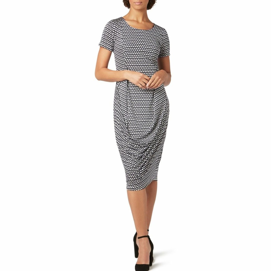 Best * James Lakeland Drape Print Dress