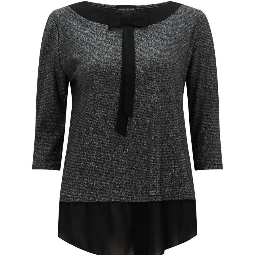 Online * James Lakeland Metallic Bow Top