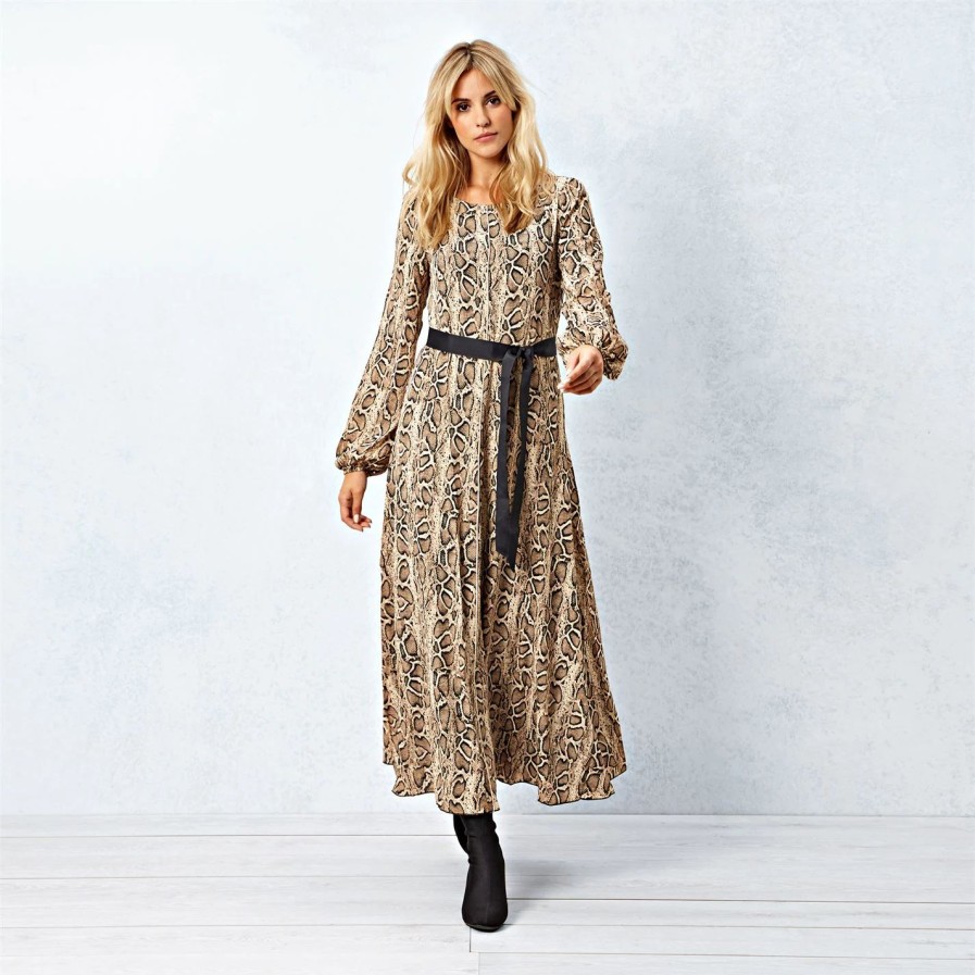 Online * James Lakeland Animal Print Maxi Dress