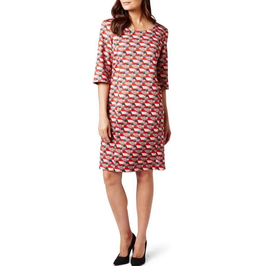 Clearance * James Lakeland Printed Shift Dress