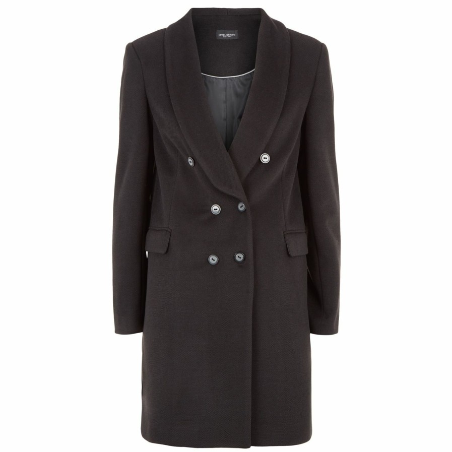 Online * James Lakeland Double Breasted Coat