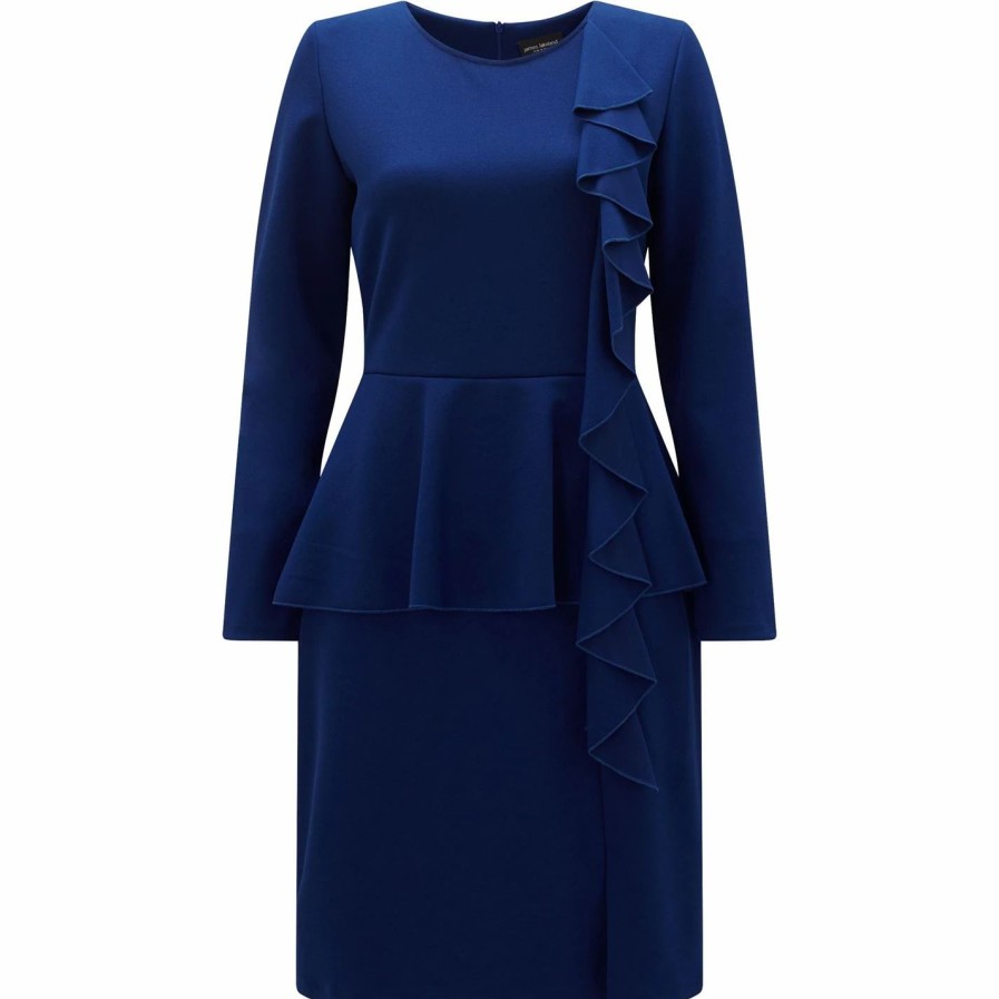 Best * James Lakeland Ruffle Peplum Dress