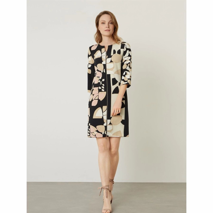 Wholesale * James Lakeland Collage Print Zip Dress