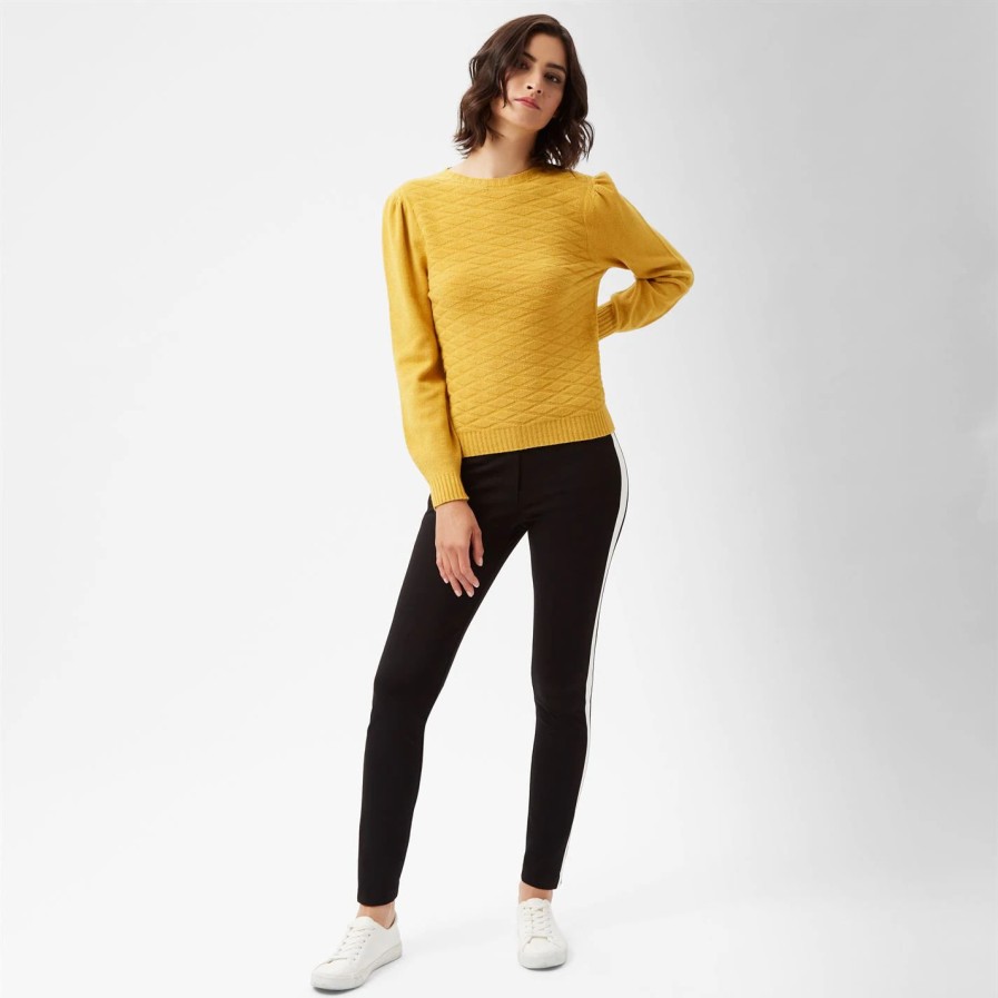 New * James Lakeland Diamond Puff Sleeve Jumper