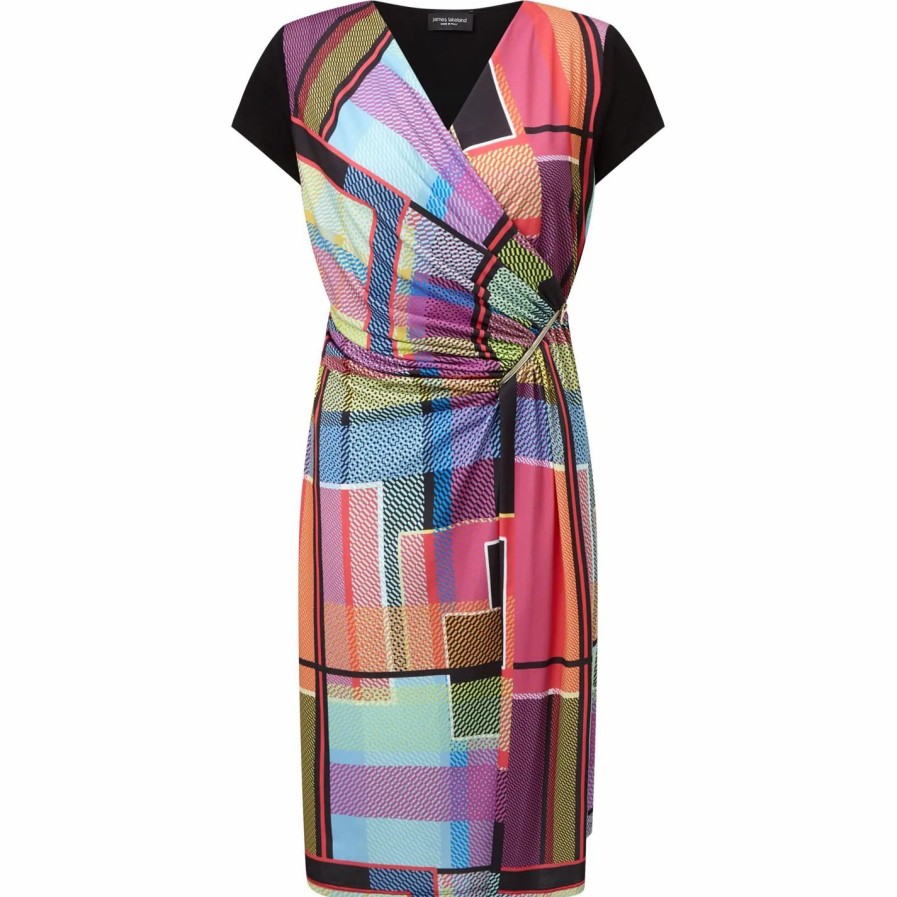 Online * James Lakeland Graphic Print Zip Dress