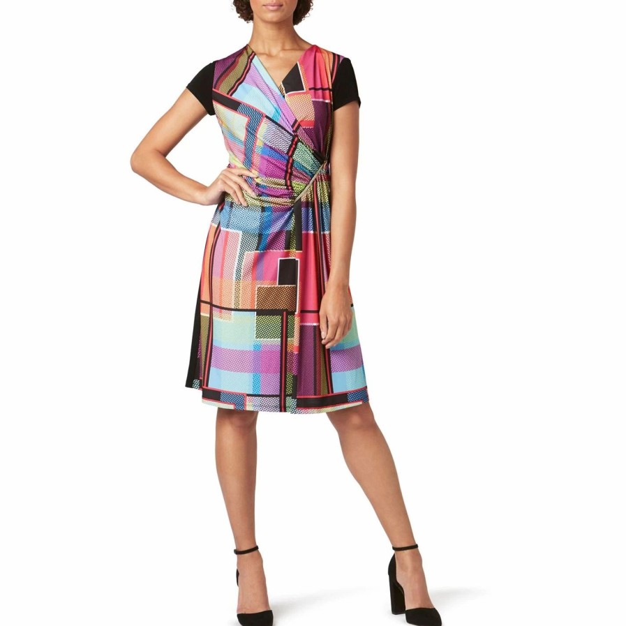 Online * James Lakeland Graphic Print Zip Dress