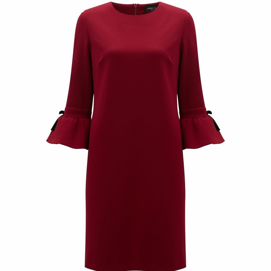 New * James Lakeland Ruched Sleeve Dress