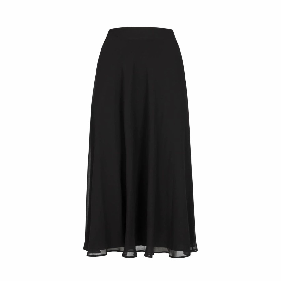 Hot * James Lakeland Chiffon Midi Skirt