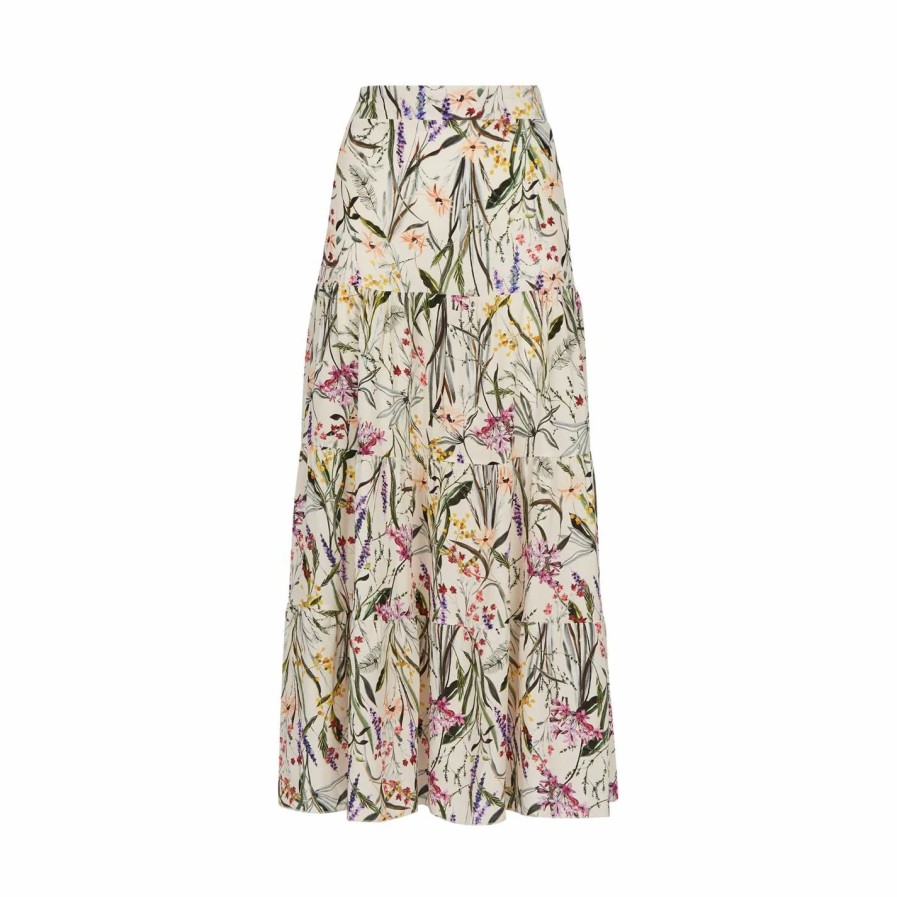 Best * James Lakeland Floral Maxi Skirt