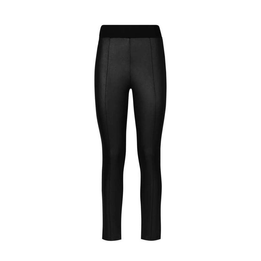 Wholesale * James Lakeland Front Faux Leather Trousers