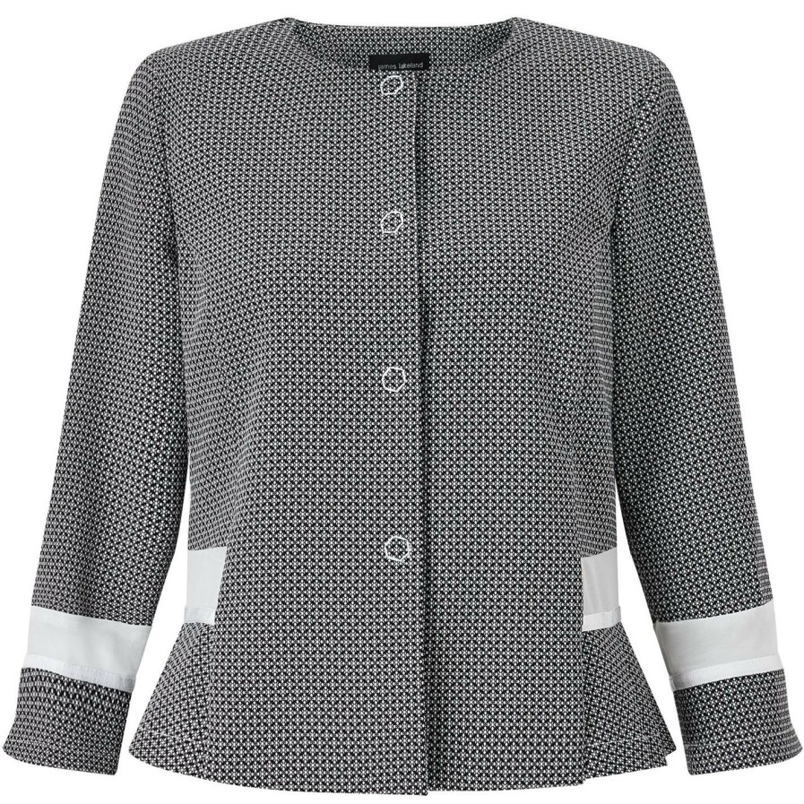 Clearance * James Lakeland Jacquard Suit Jacket