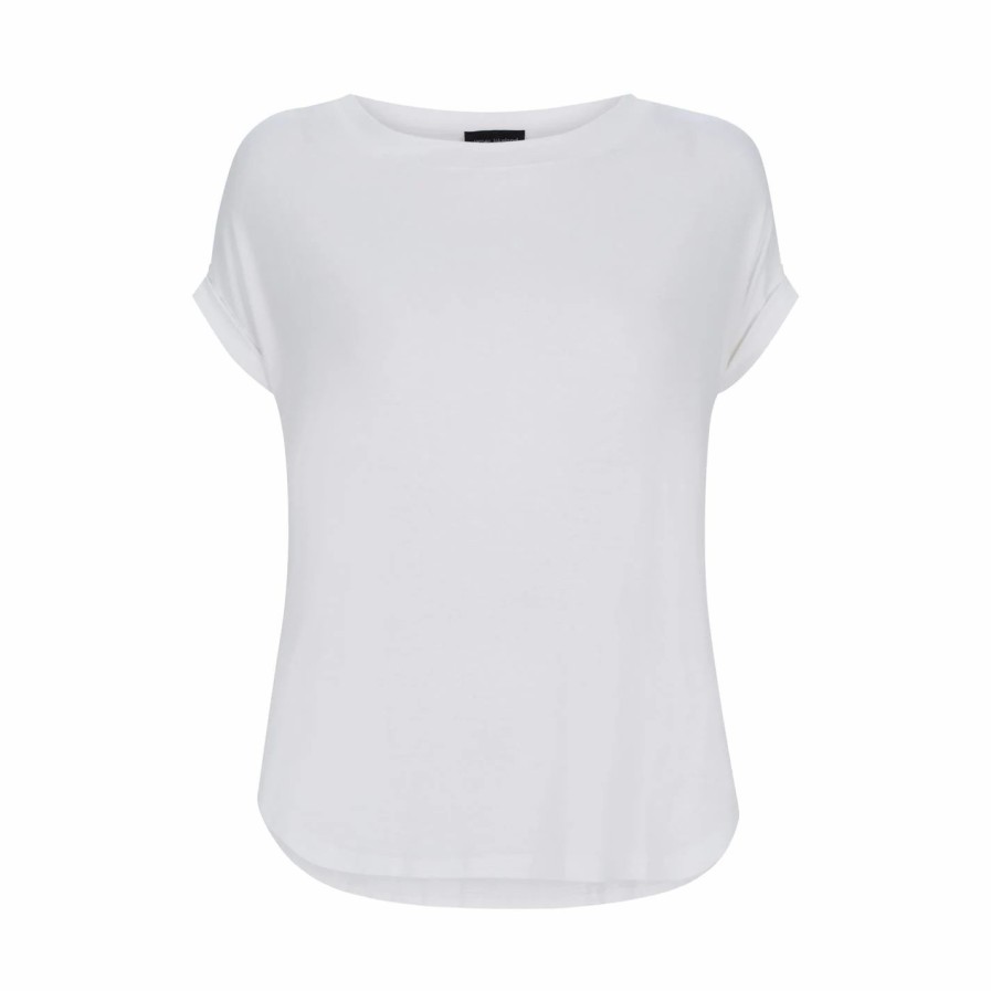 Hot * James Lakeland Gathered Sleeve Basic T-Shirt