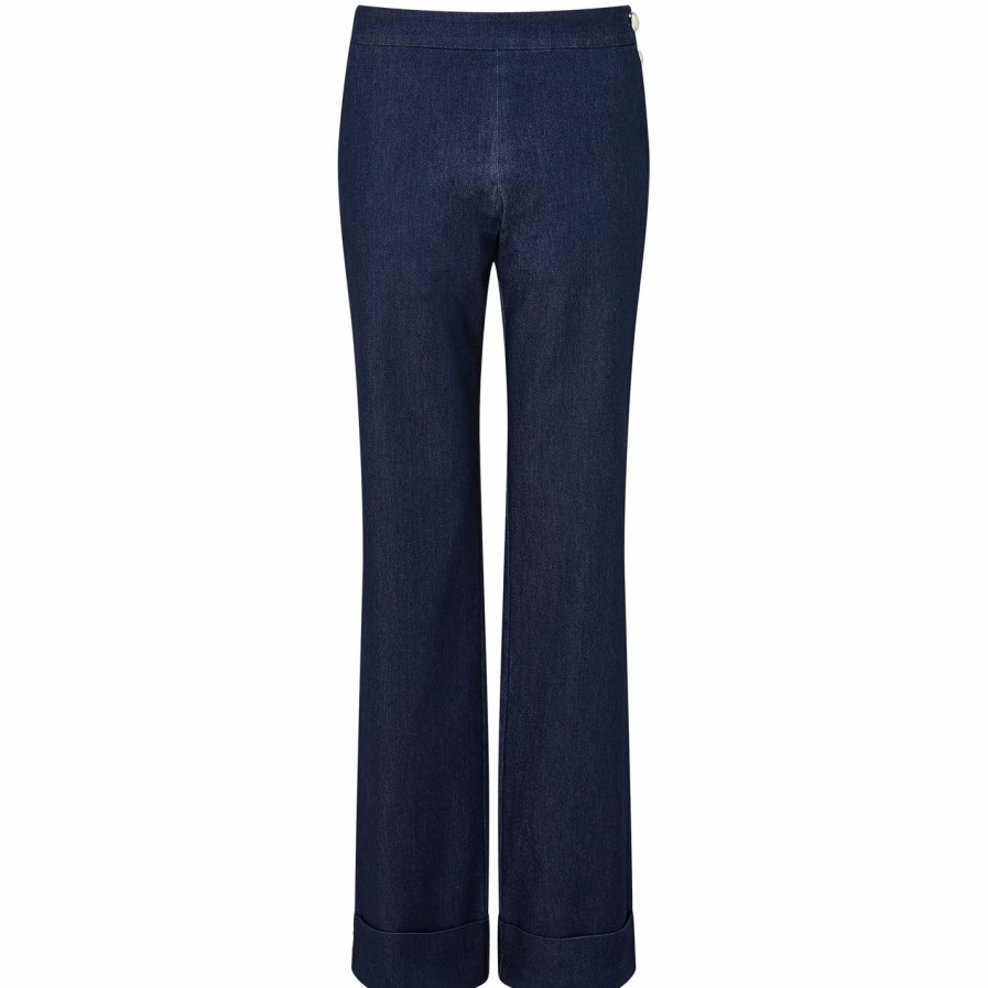 Hot * James Lakeland Denim Wide Leg Trousers