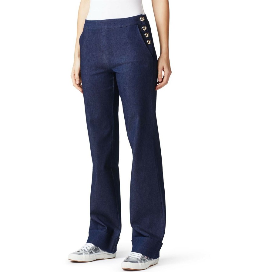 Hot * James Lakeland Denim Wide Leg Trousers