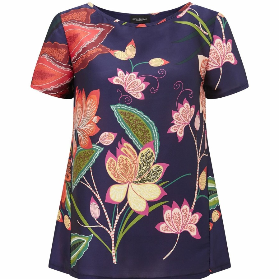 Online * James Lakeland Floral Print Top