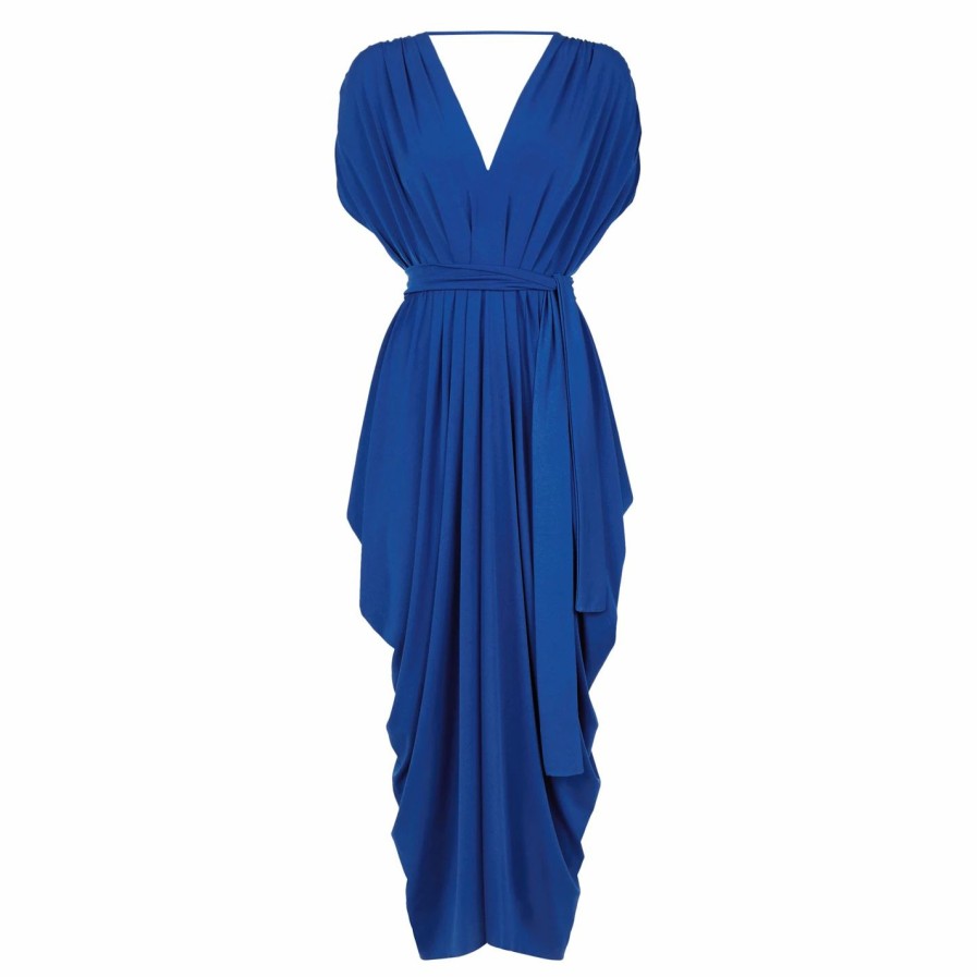 New * James Lakeland Batwing Pleated Maxi Dress