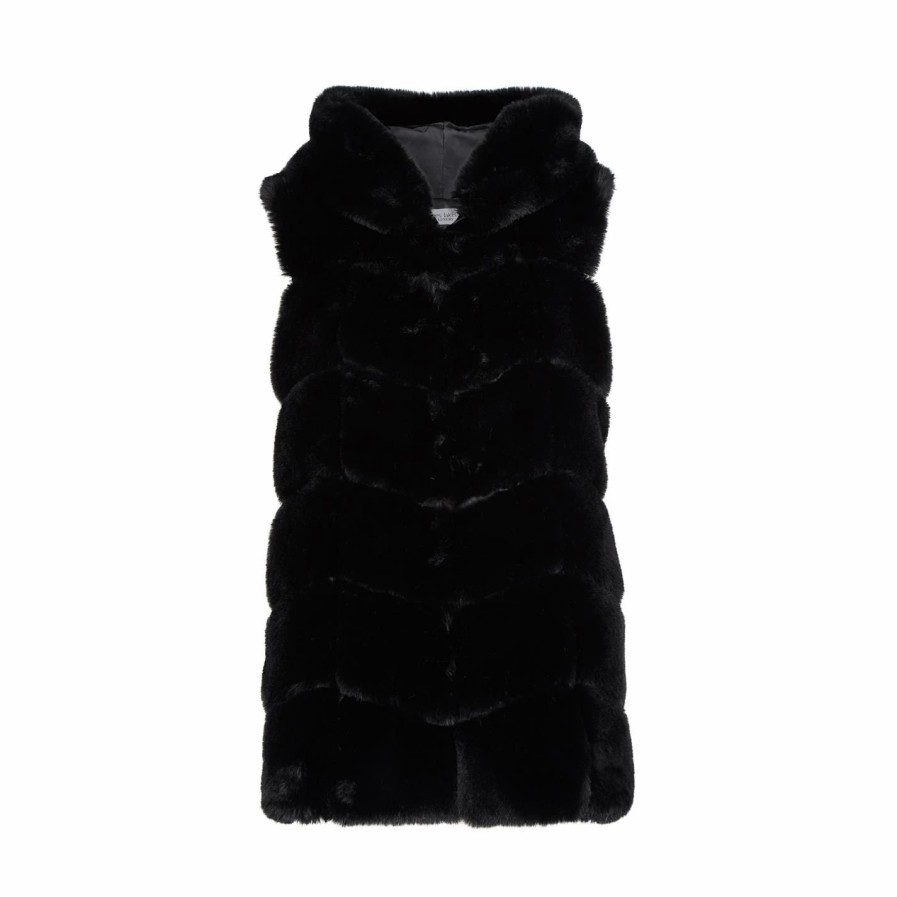 Clearance * James Lakeland Ribbed Hood Gillet