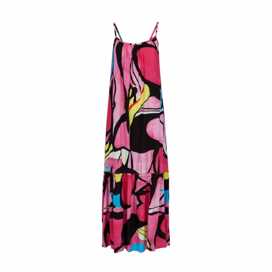 Clearance * James Lakeland Printed Maxi Sun Dress